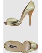 Le Silla Platform Sandals - Lyst