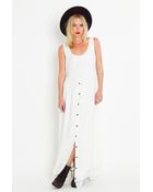 Nasty Gal Trim & Terrific Maxi Dress - Lyst