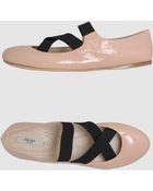 Prada Ballet Flats - Lyst