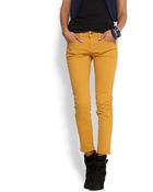 Mango Capri Jeans - Lyst