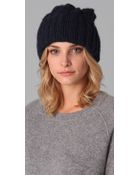 Eugenia Kim Jill Cable Knit Slouchy Beanie - Lyst
