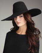 Lanvin Wide-brim Felt Hat - Lyst