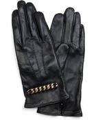 Mango Touch - Leather Gloves Chain - Lyst