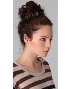 Marc By Marc Jacobs Marc Script Barrette - Lyst