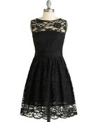 ModCloth When The Night Comes Dress - Lyst