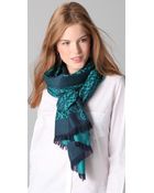 Tory Burch All Over T Scarf - Lyst