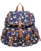 ASOS Collection Asos Bird Print Rucksack - Lyst