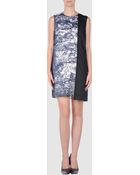 Jil Sander Navy Short Dress - Lyst
