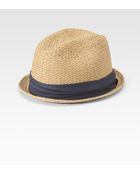 Rag & Bone Straw Fedora/dark Natural - Lyst