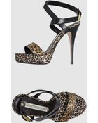 Gianmarco Lorenzi Platform Sandals - Lyst