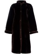 Yves Saint Laurent Vintage Sheepskin Coat - Lyst