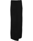 Michael Kors Cashmere-blend Sarong Maxi Skirt - Lyst
