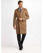 Armani Wool / Cashmere Topcoat - Lyst