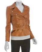 Gucci Leather Belted Motorcycle Jacket - Lyst