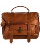 Proenza Schouler Ps1 Large Leather - Lyst