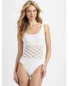 Karla Colletto One-piece Open-panel Swimsuit - Lyst