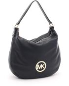 Michael Kors Large Fulton Shoulder Bag, Black - Lyst
