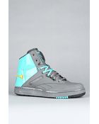 Reebok The Hi Sneaker in Grey & Spearmint - Lyst