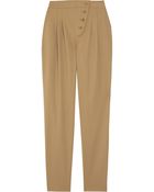 Tibi Asymmetric Cropped Stretch-Wool Pants - Lyst