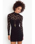 Nasty Gal Sweetheart Lace Dress - Lyst