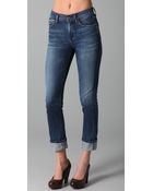 Citizens Of Humanity Mandy Skinny Roll Up Jeans - Lyst
