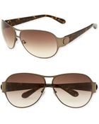 Marc By Marc Jacobs Metal & Resin Aviator Sunglasses - Lyst