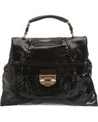 Nina Ricci Liane Python Top Handle Bag - Lyst