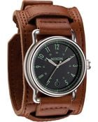 Nixon The Axe Leather Cuff Watch - Lyst