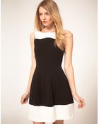 Oasis Colour Block Dress - Lyst