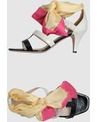Prada High-heeled Sandals - Lyst
