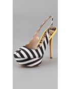 Sam Edelman Novato Open Toe Platform Heels - Lyst
