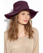 Tarnish Floppy Hat with Bow - Lyst