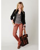 Free People Vintage Thrift Wash Straight Leg Denim - Lyst