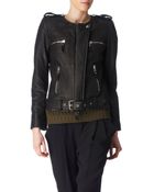 Isabel Marant Leather Biker Jacket - Lyst