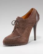 Ralph Lauren Vietara Lace-up Bootie - Lyst