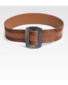 Donna Karan New York Leather Icon Belt - Lyst