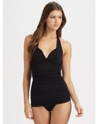 Natori One-piece Push-up Swimsuit - Lyst