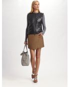 Reed Krakoff Foldover Wool Skirt - Lyst