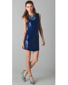 Alice + Olivia Dress Vista Sequin - Lyst
