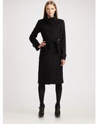 Burberry Wool/Cashmere Belted Coat - Lyst
