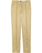 Michael Kors Metallic Jacquard Crepe Pants - Lyst