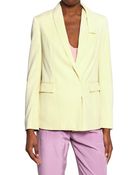 3.1 Phillip Lim Fluid Twill with Scarf Collar Jacket - Lyst