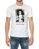 Dolce & Gabbana Monica Bellucci Printed Jersey T-shirt - Lyst