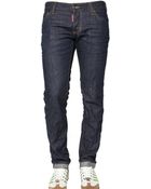 DSquared2 19cm Slim Fit Selvage Denim Jeans - Lyst