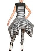 Gareth Pugh Inflatable Stripey Nylon Dress - Lyst
