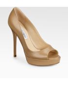 Jimmy Choo Crown Open-toe Platform Pumps - Lyst