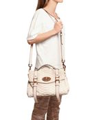 Mulberry Large Alexa Silky Snake Print Leather To - Lyst