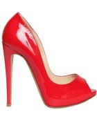 Alexandre Birman 120mm Patent Open Toe Pumps - Lyst