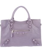 Balenciaga Brogues City Bag - Lyst