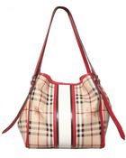 Burberry Small Canterbury Check Shoulder Bag - Lyst